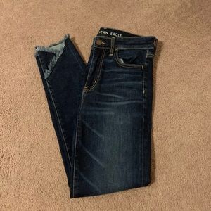 American Eagle Frayed Jeans